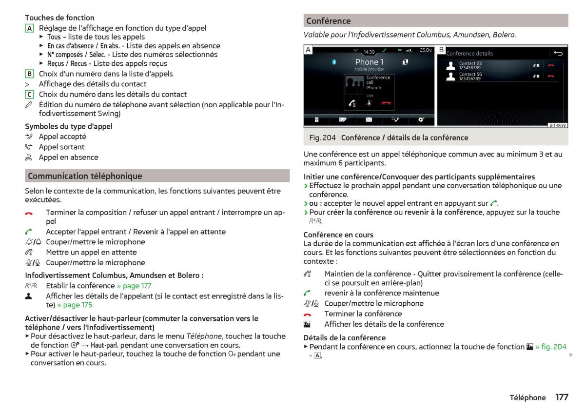 Skoda Kodiaq manuel du proprietaire / page 179