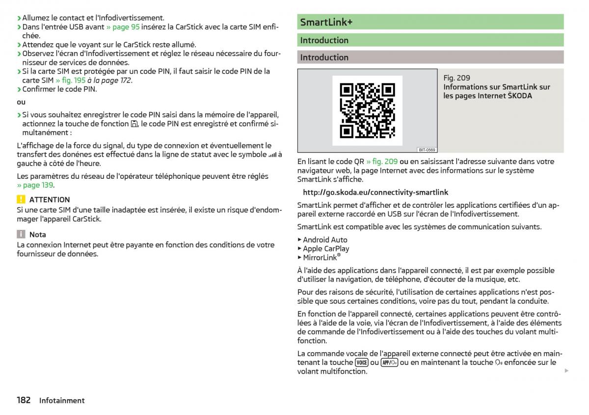 Skoda Kodiaq manuel du proprietaire / page 184