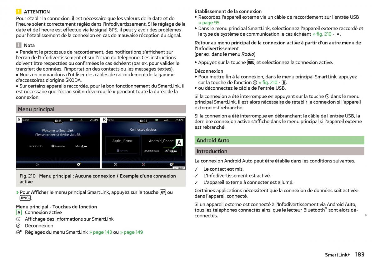 Skoda Kodiaq manuel du proprietaire / page 185