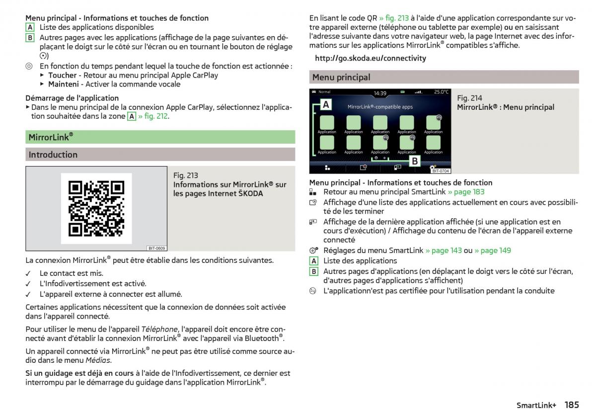 Skoda Kodiaq manuel du proprietaire / page 187