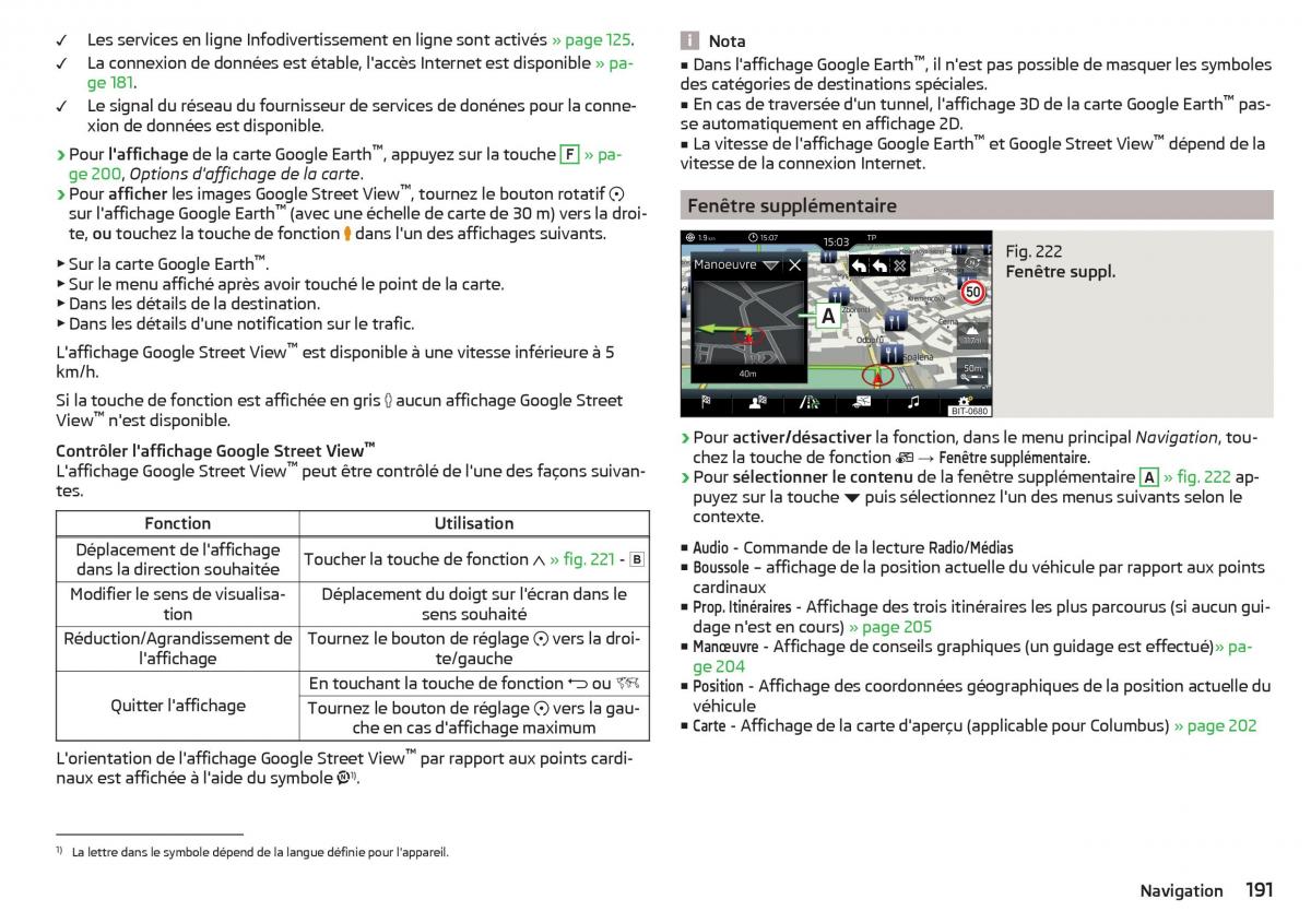 Skoda Kodiaq manuel du proprietaire / page 193