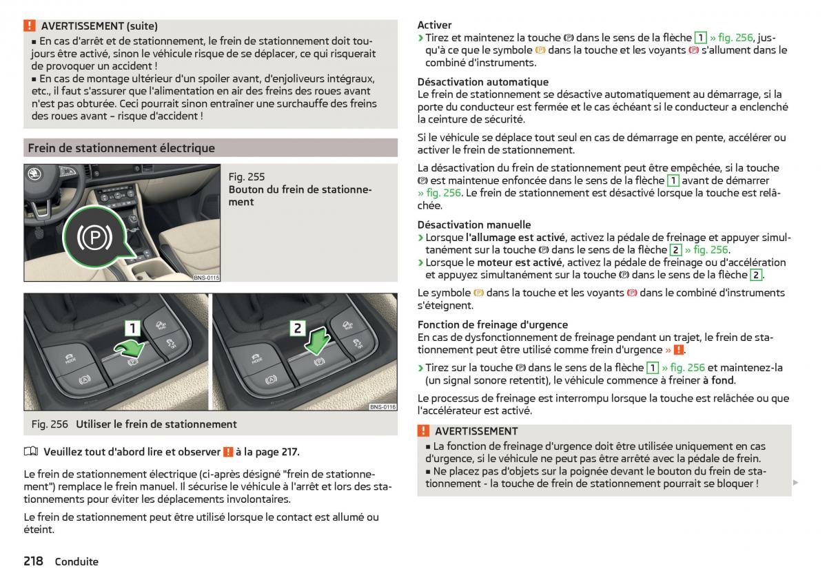 Skoda Kodiaq manuel du proprietaire / page 220