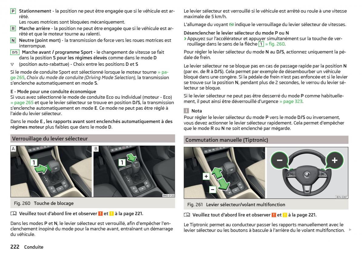 Skoda Kodiaq manuel du proprietaire / page 224