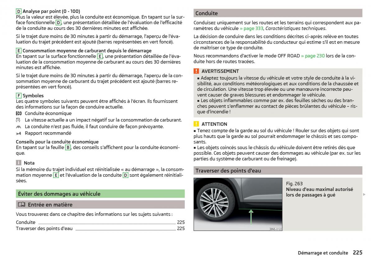 Skoda Kodiaq manuel du proprietaire / page 227