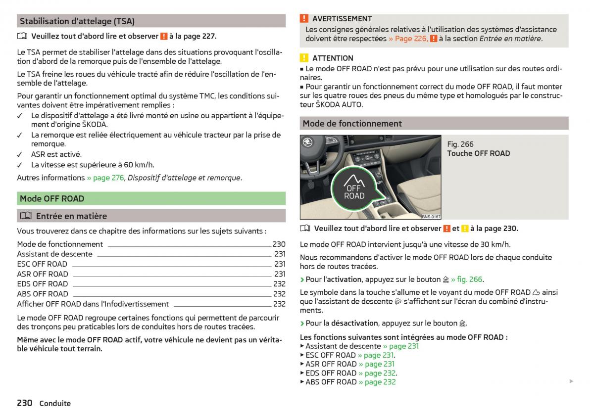 Skoda Kodiaq manuel du proprietaire / page 232