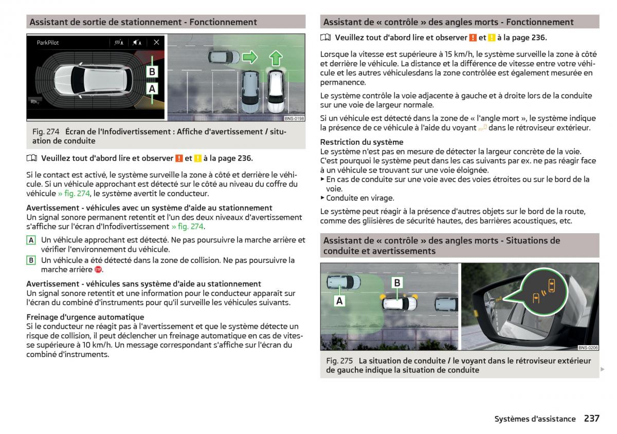 Skoda Kodiaq manuel du proprietaire / page 239