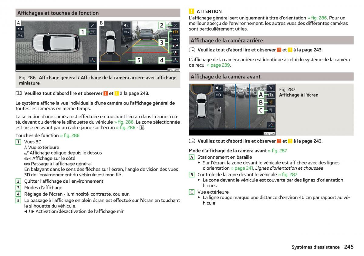 Skoda Kodiaq manuel du proprietaire / page 247