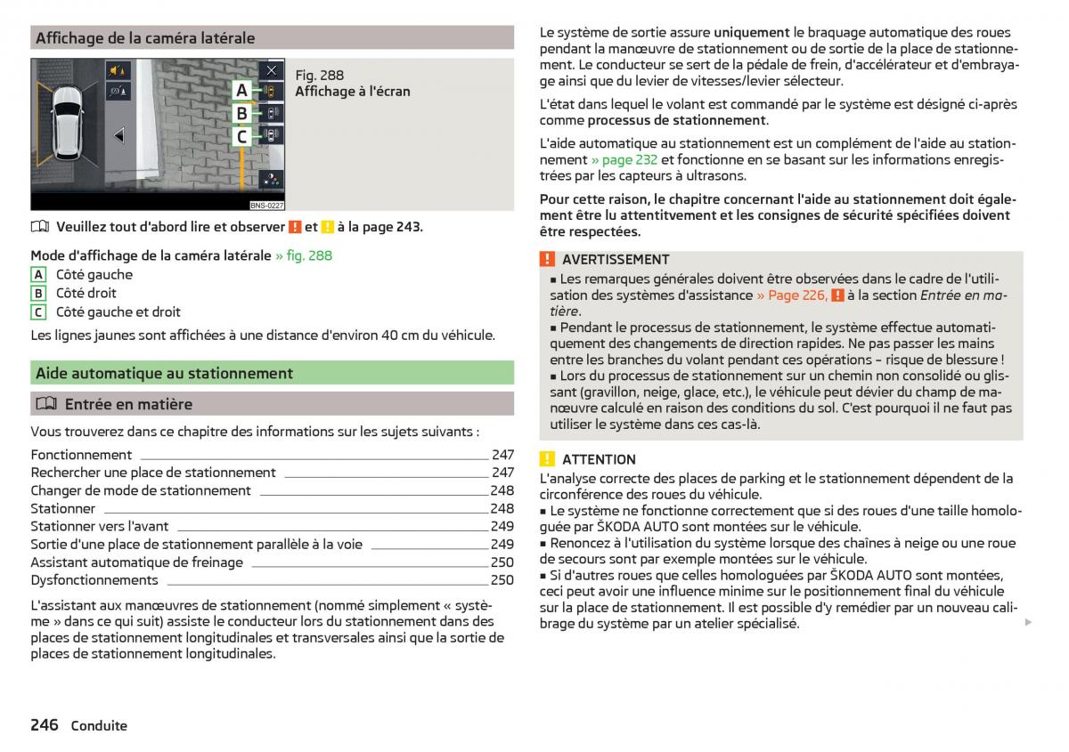 Skoda Kodiaq manuel du proprietaire / page 248