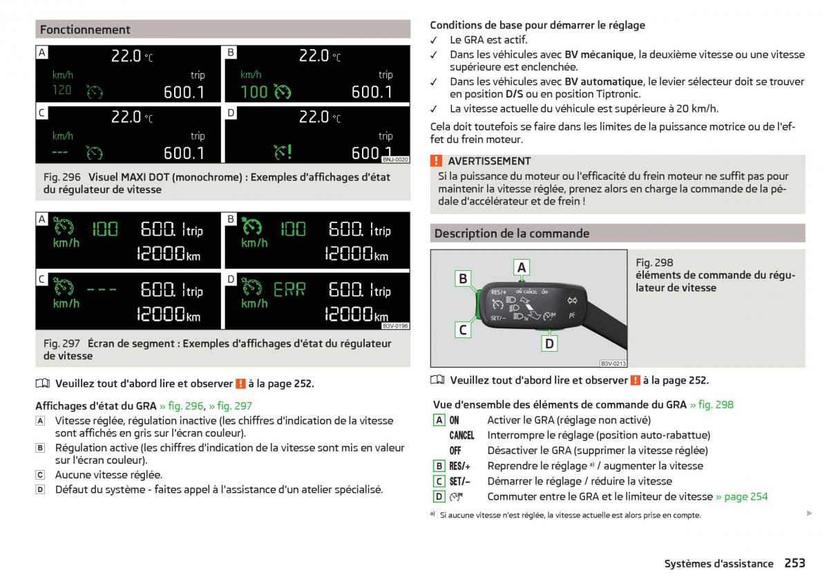 Skoda Kodiaq manuel du proprietaire / page 255