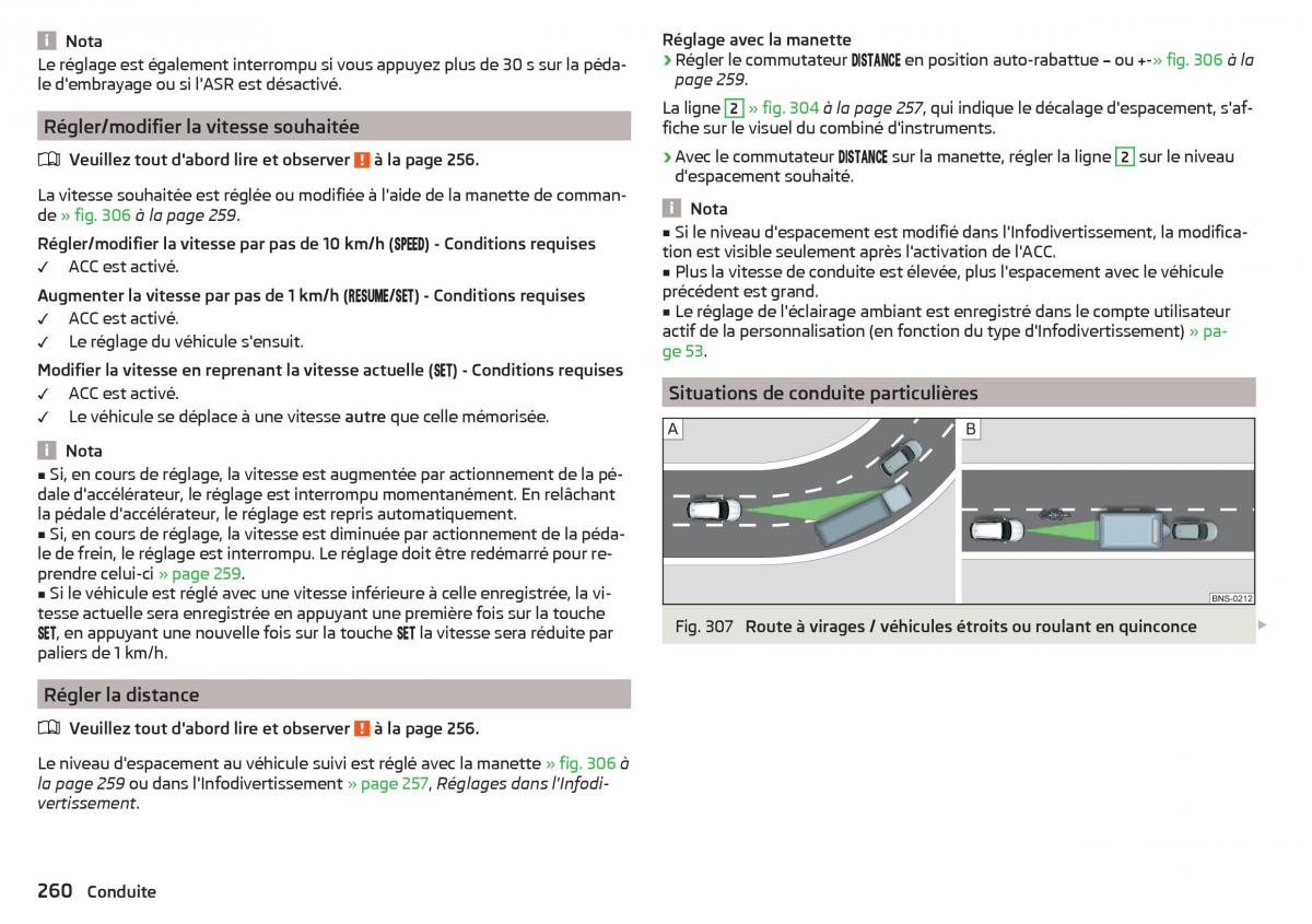 Skoda Kodiaq manuel du proprietaire / page 262