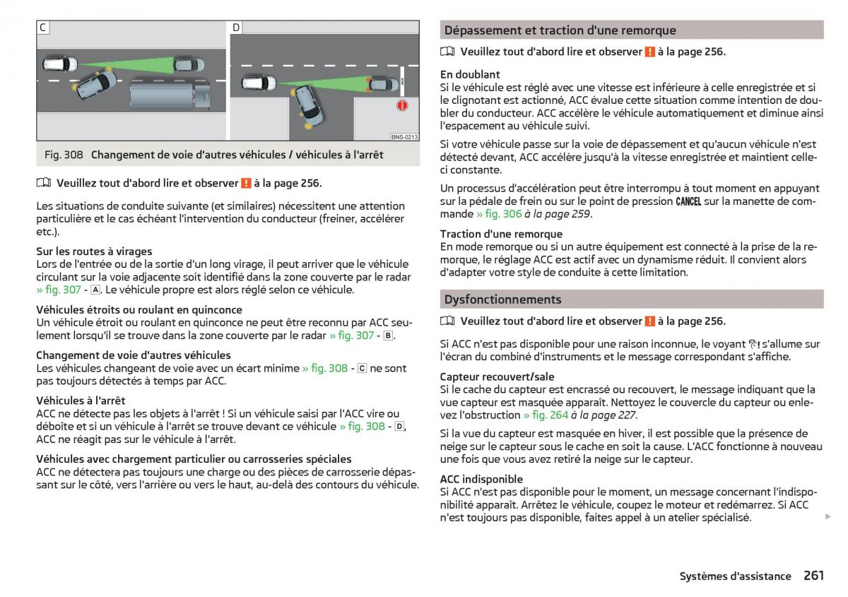 Skoda Kodiaq manuel du proprietaire / page 263