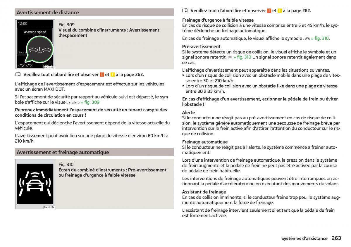 Skoda Kodiaq manuel du proprietaire / page 265