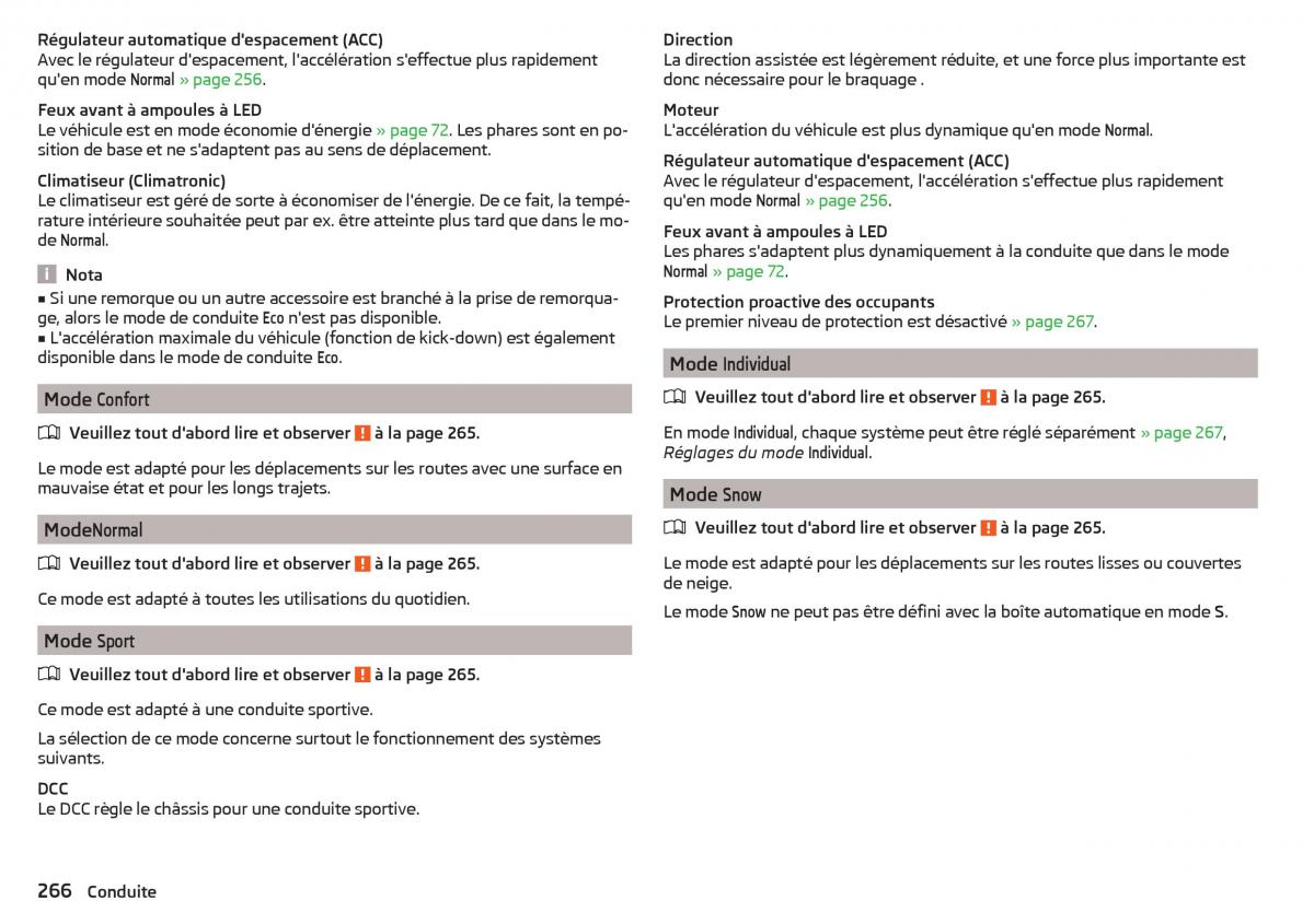 Skoda Kodiaq manuel du proprietaire / page 268