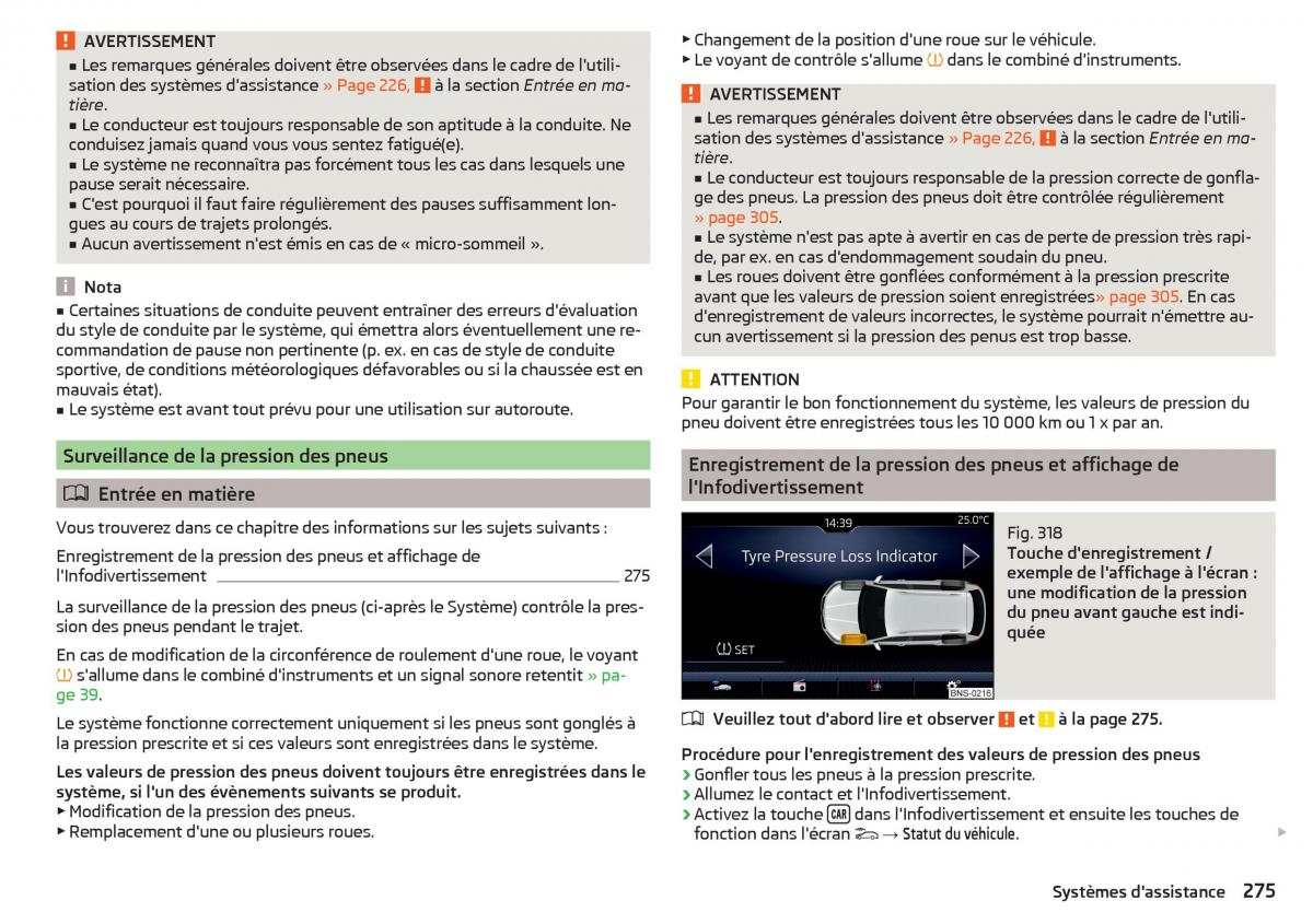 Skoda Kodiaq manuel du proprietaire / page 277