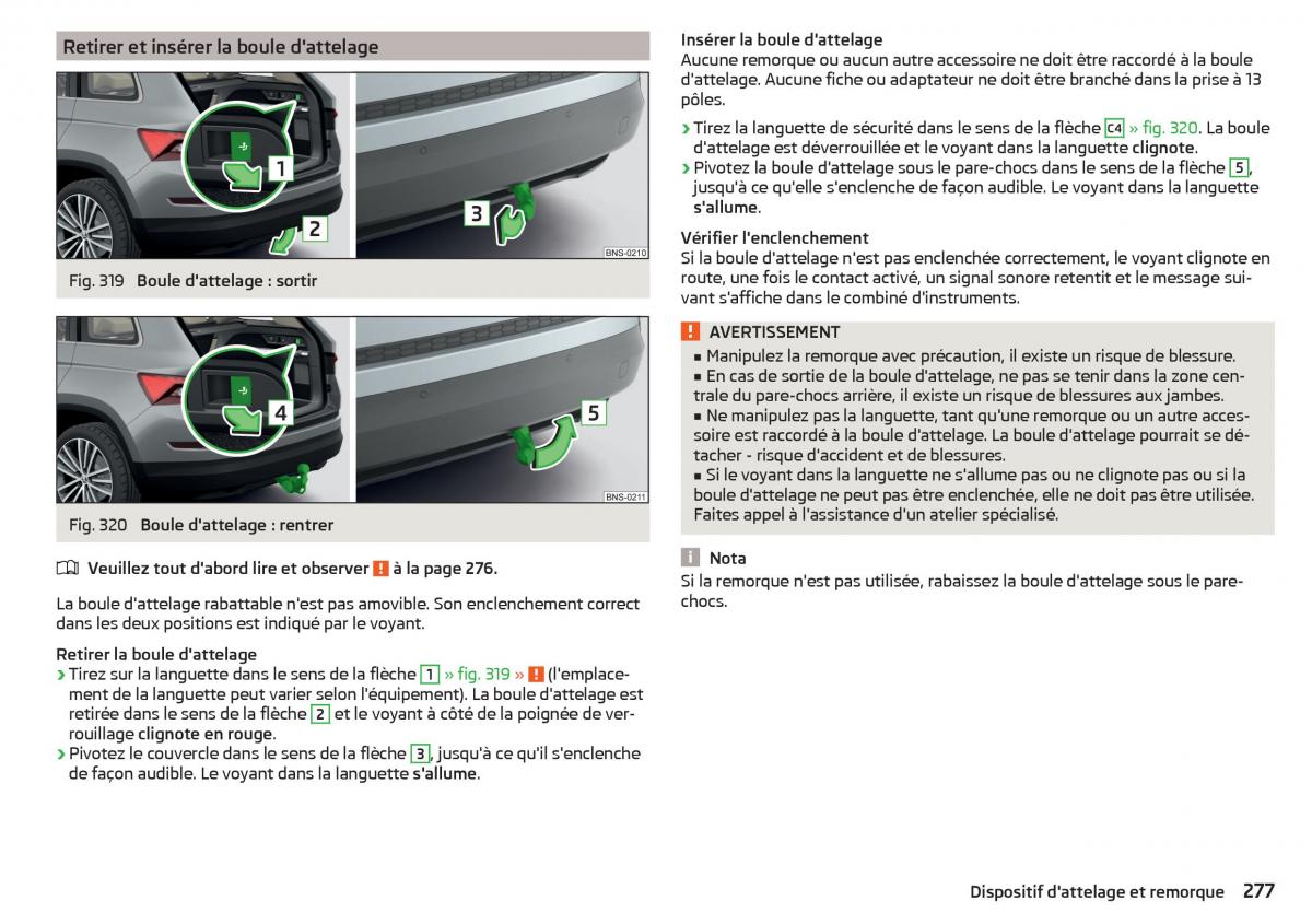 Skoda Kodiaq manuel du proprietaire / page 279