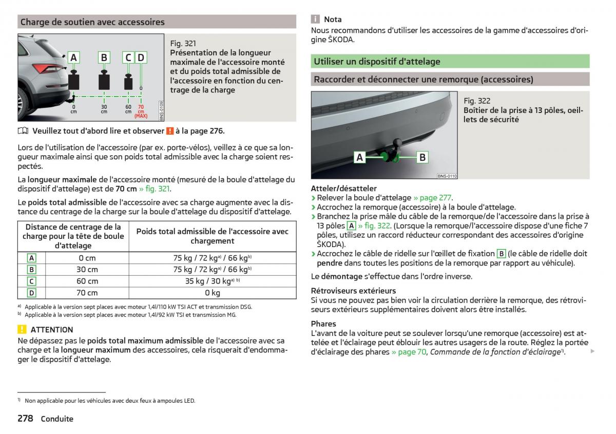 Skoda Kodiaq manuel du proprietaire / page 280