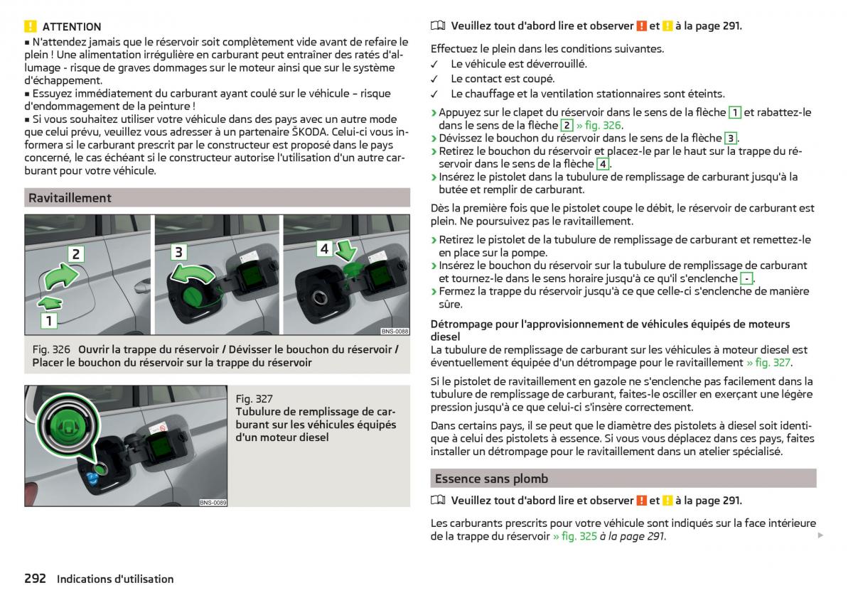 Skoda Kodiaq manuel du proprietaire / page 294