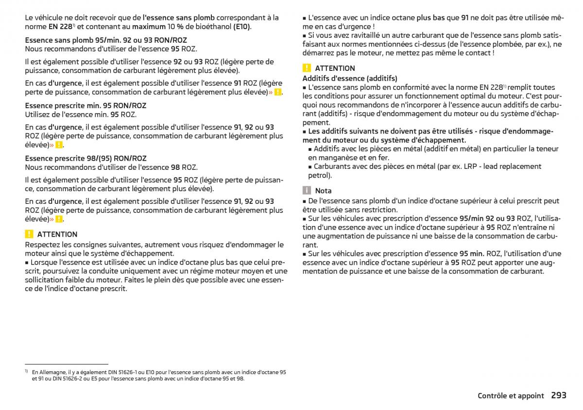 Skoda Kodiaq manuel du proprietaire / page 295