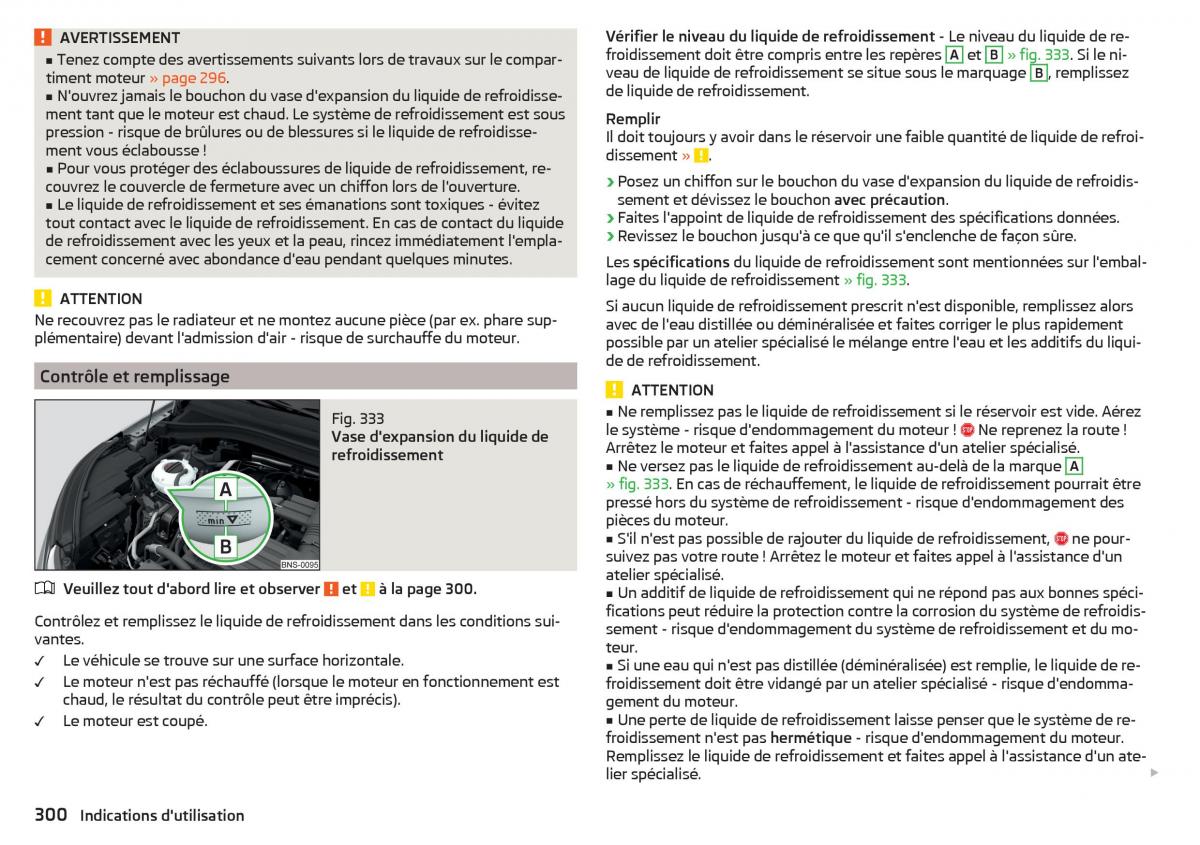 Skoda Kodiaq manuel du proprietaire / page 302