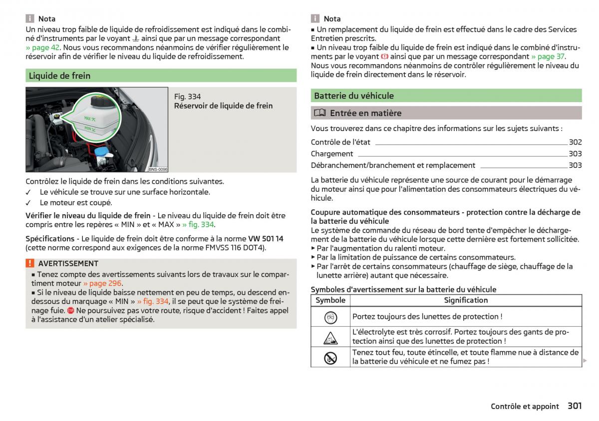 Skoda Kodiaq manuel du proprietaire / page 303