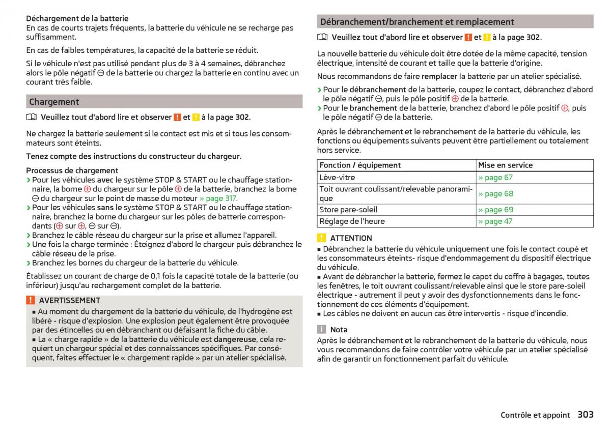 Skoda Kodiaq manuel du proprietaire / page 305