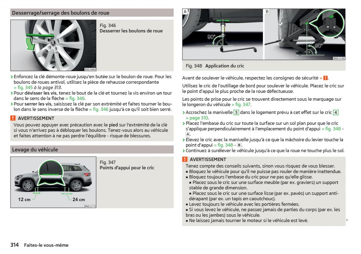 Skoda Kodiaq manuel du proprietaire / page 316