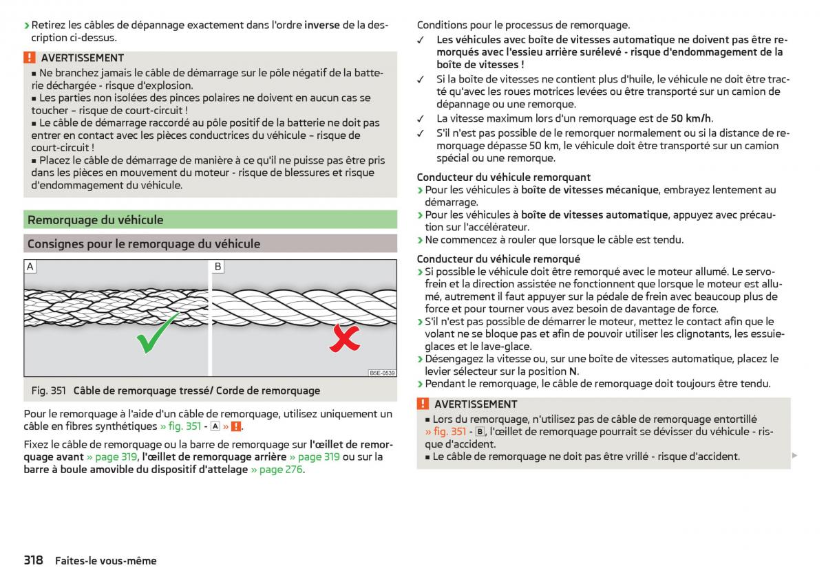 Skoda Kodiaq manuel du proprietaire / page 320