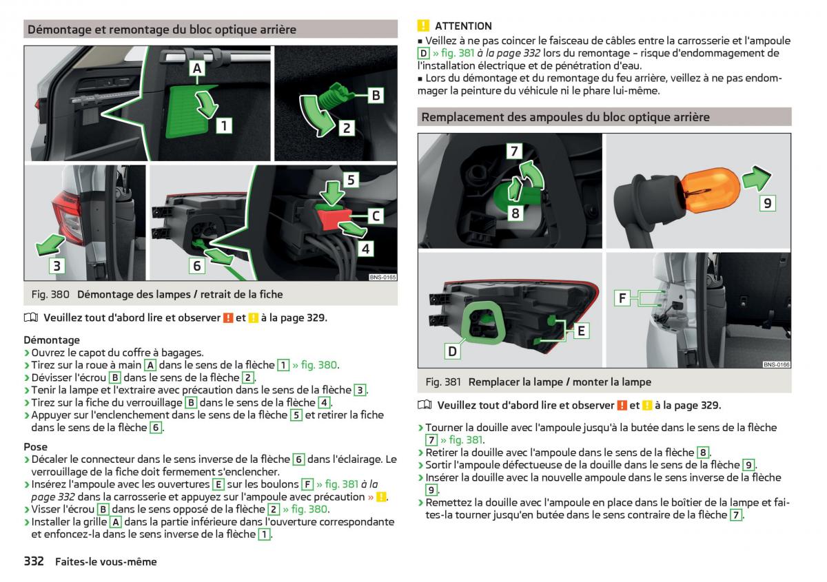 Skoda Kodiaq manuel du proprietaire / page 334