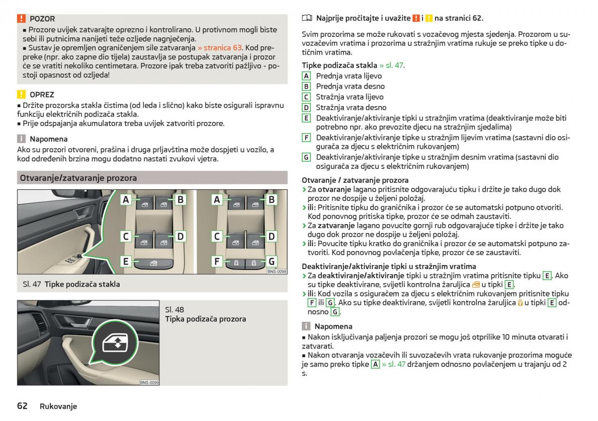 Skoda Kodiaq vlasnicko uputstvo / page 64