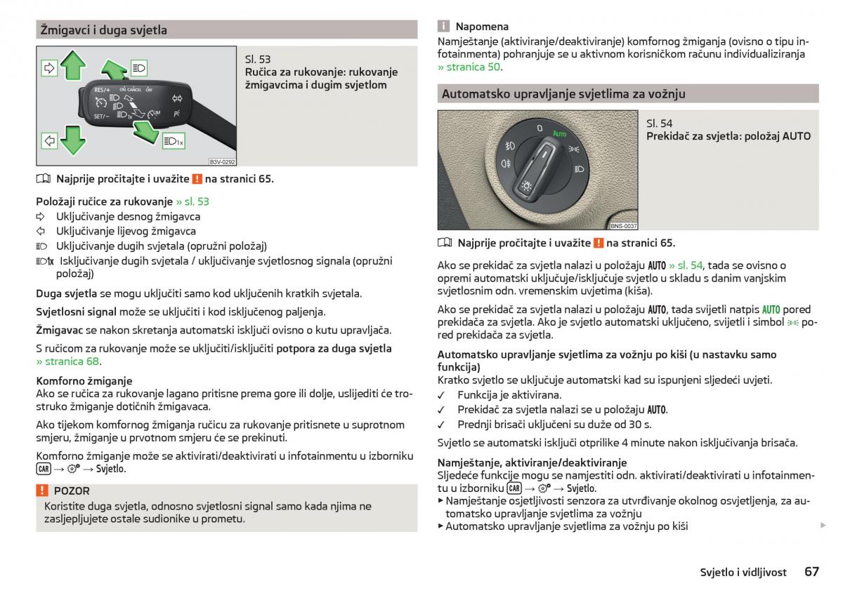 Skoda Kodiaq vlasnicko uputstvo / page 69