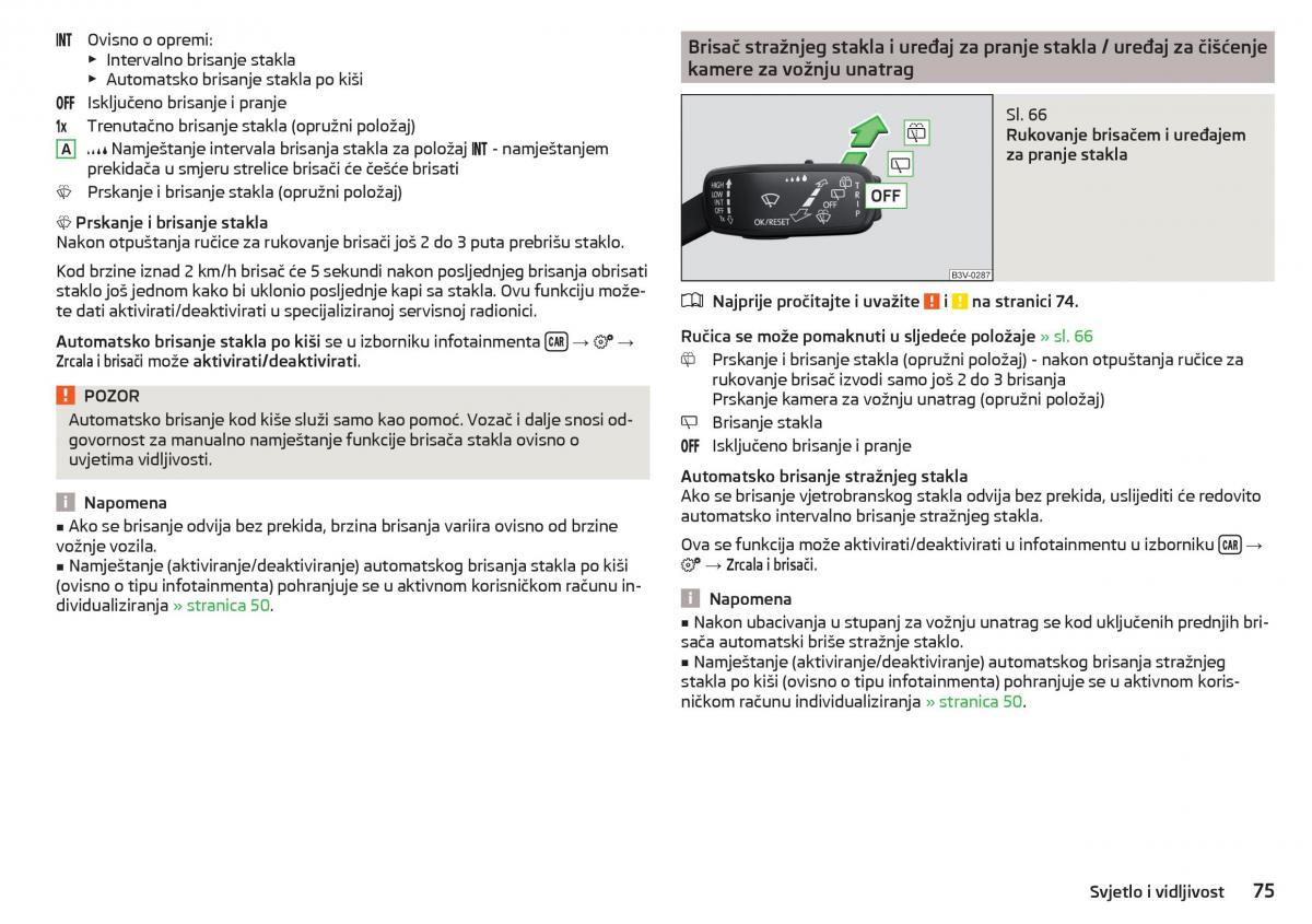 Skoda Kodiaq vlasnicko uputstvo / page 77