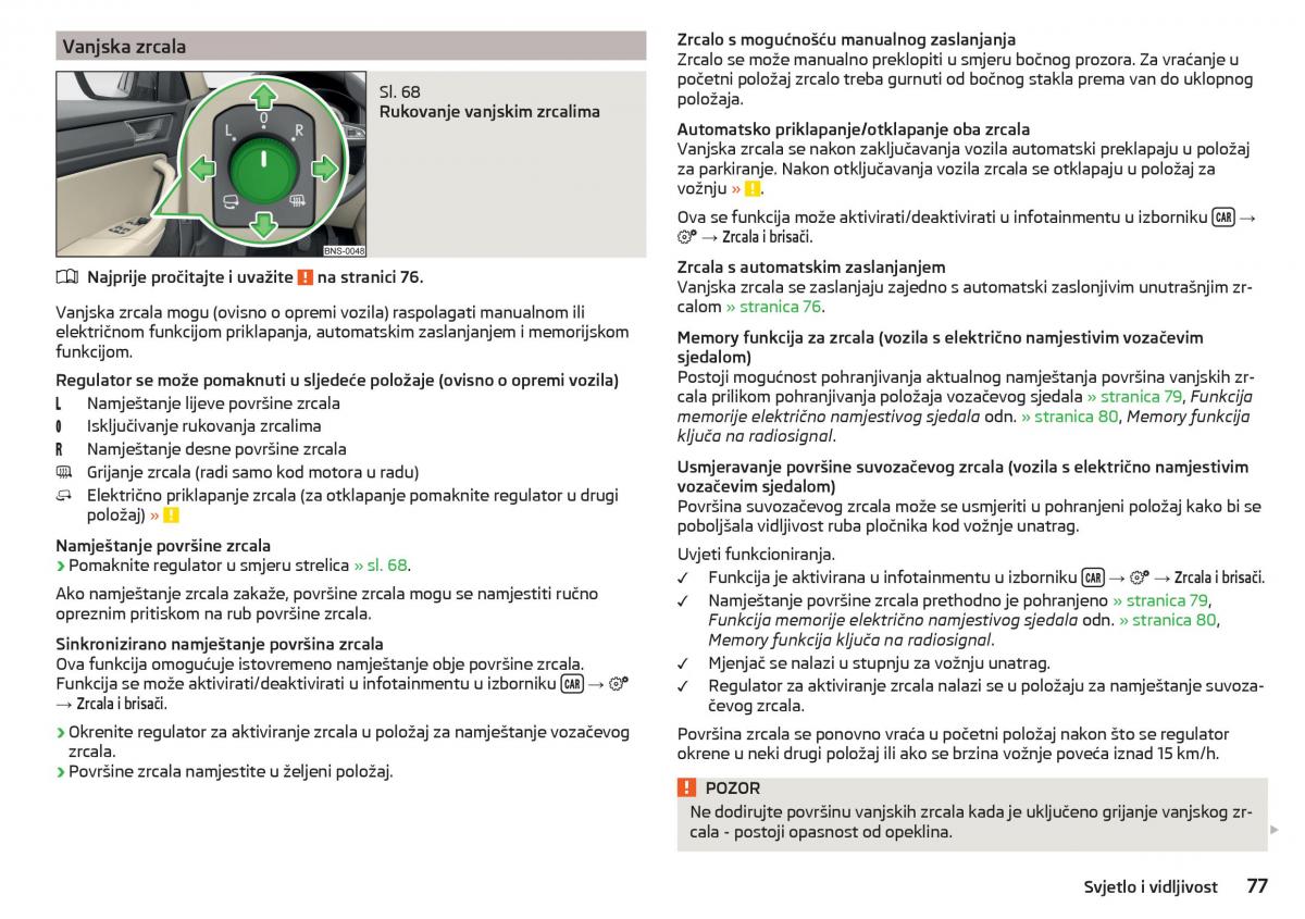 Skoda Kodiaq vlasnicko uputstvo / page 79