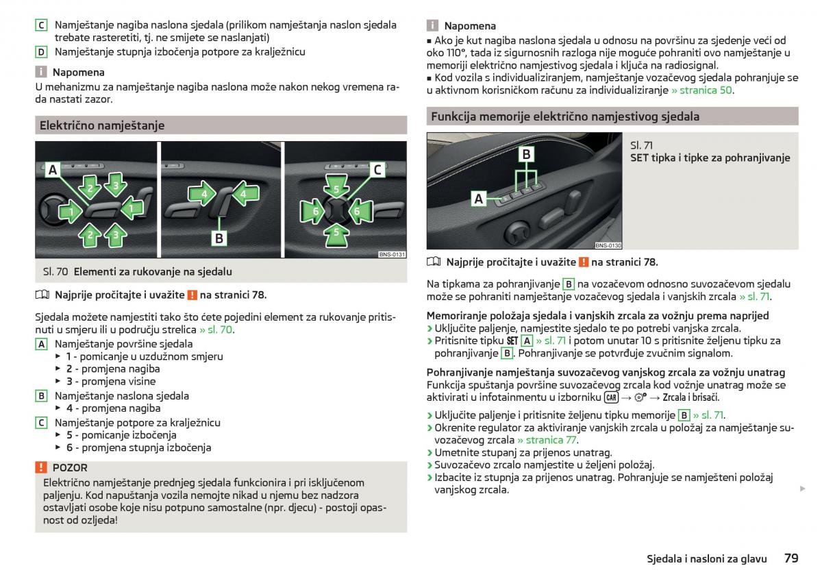 Skoda Kodiaq vlasnicko uputstvo / page 81