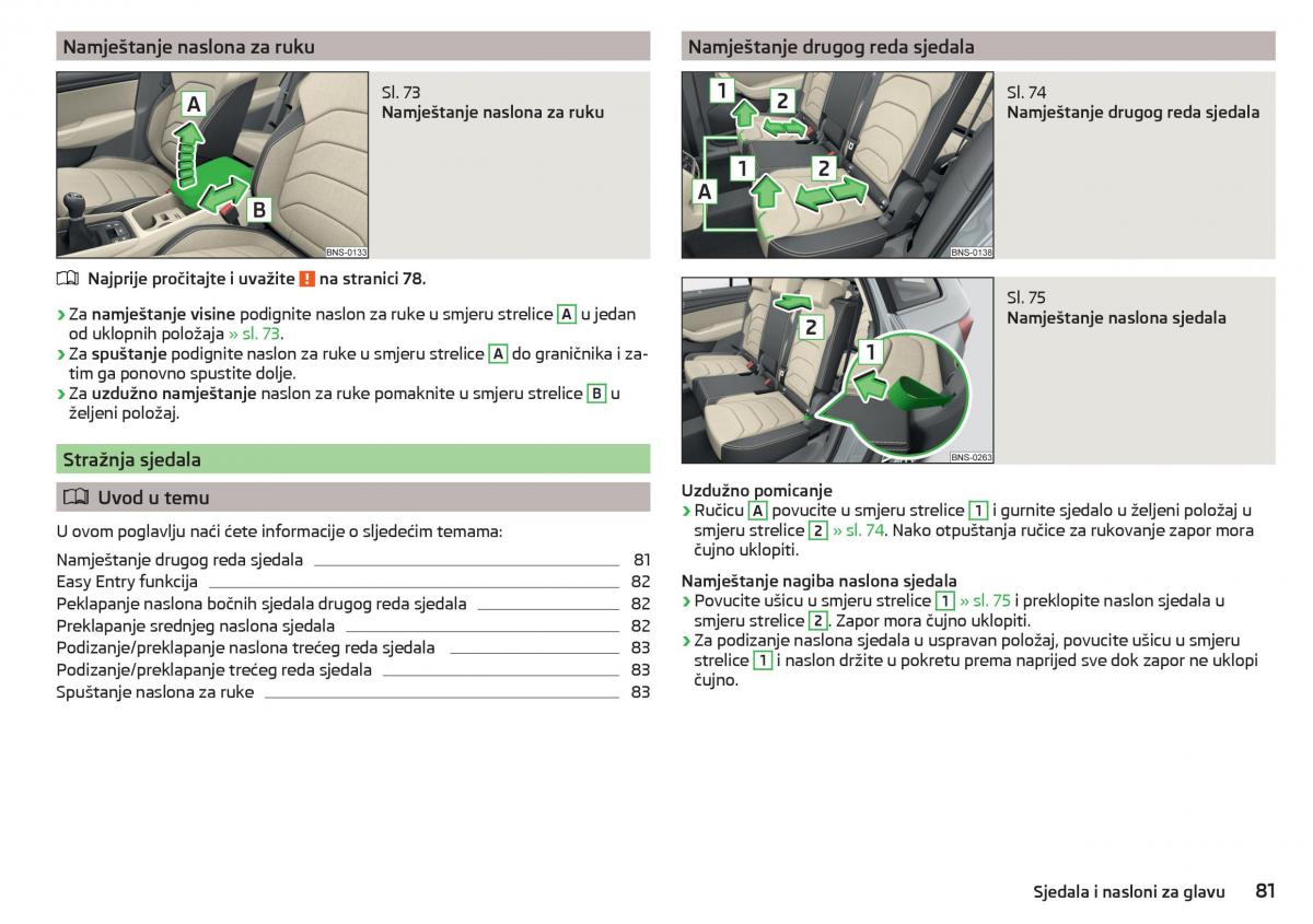 Skoda Kodiaq vlasnicko uputstvo / page 83