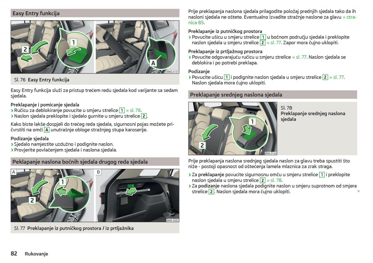 Skoda Kodiaq vlasnicko uputstvo / page 84