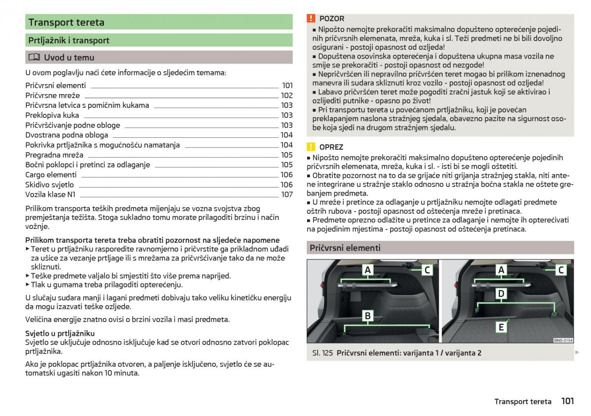 Skoda Kodiaq vlasnicko uputstvo / page 103