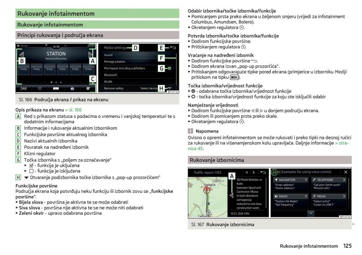 Skoda Kodiaq vlasnicko uputstvo / page 127