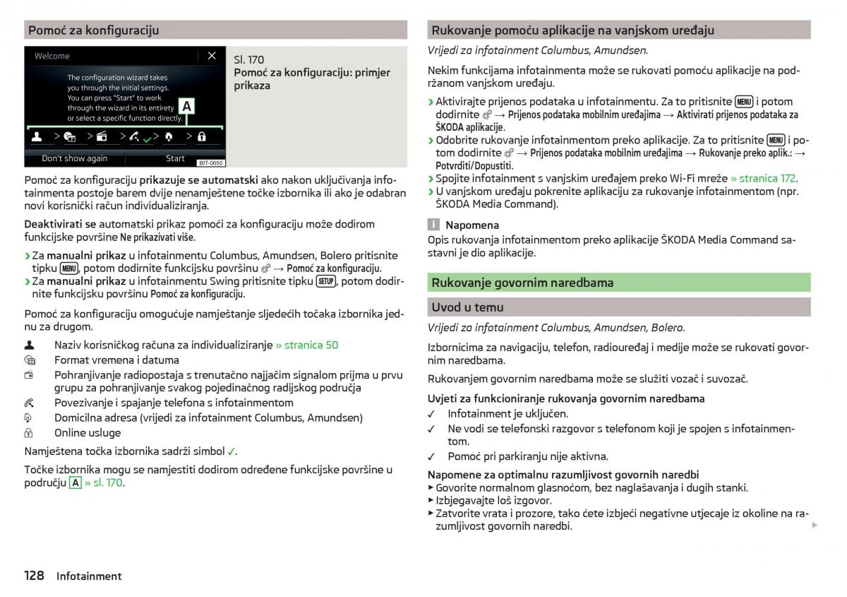 Skoda Kodiaq vlasnicko uputstvo / page 130