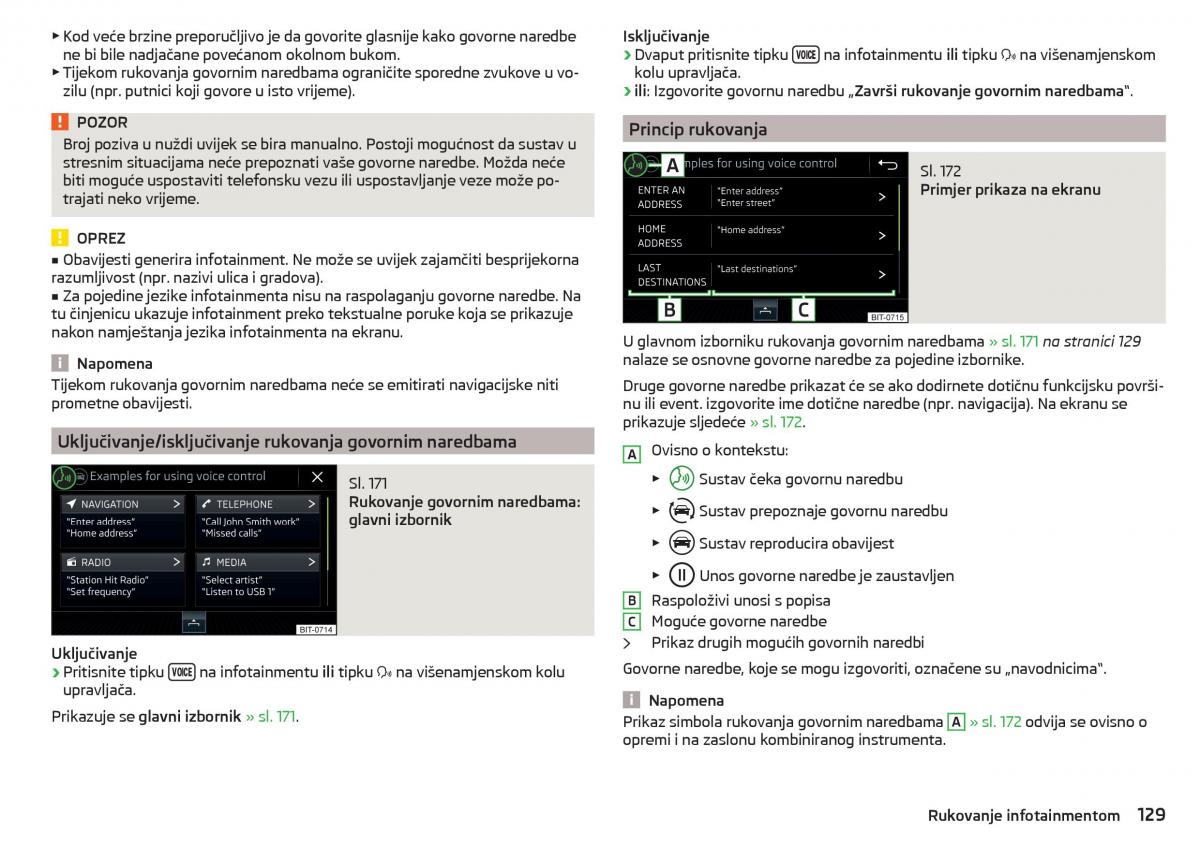 Skoda Kodiaq vlasnicko uputstvo / page 131