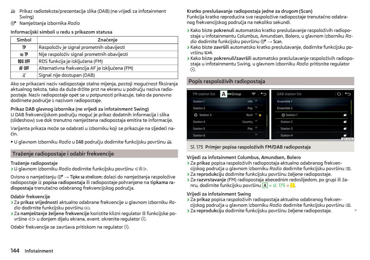 Skoda Kodiaq vlasnicko uputstvo / page 146