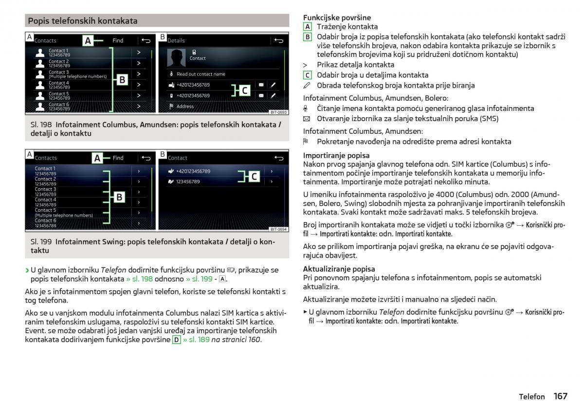 Skoda Kodiaq vlasnicko uputstvo / page 169