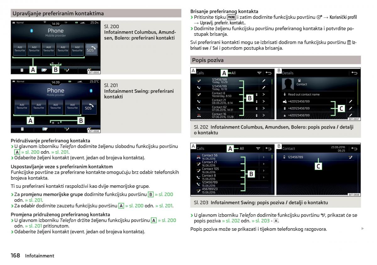 Skoda Kodiaq vlasnicko uputstvo / page 170