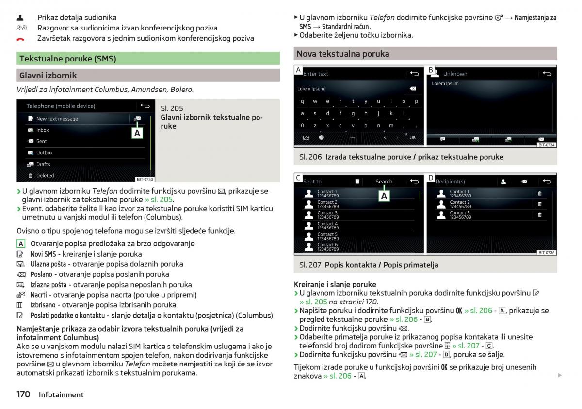 Skoda Kodiaq vlasnicko uputstvo / page 172