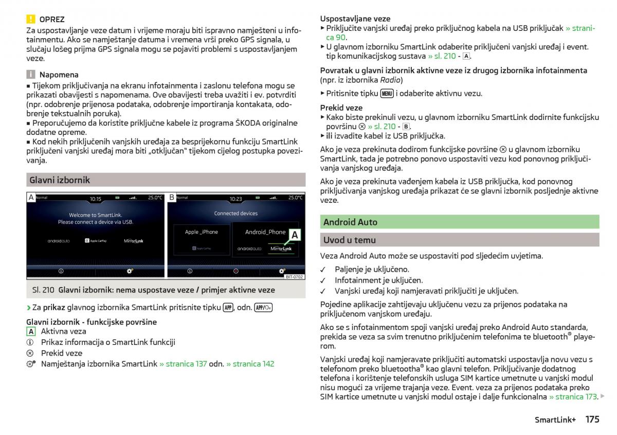 Skoda Kodiaq vlasnicko uputstvo / page 177