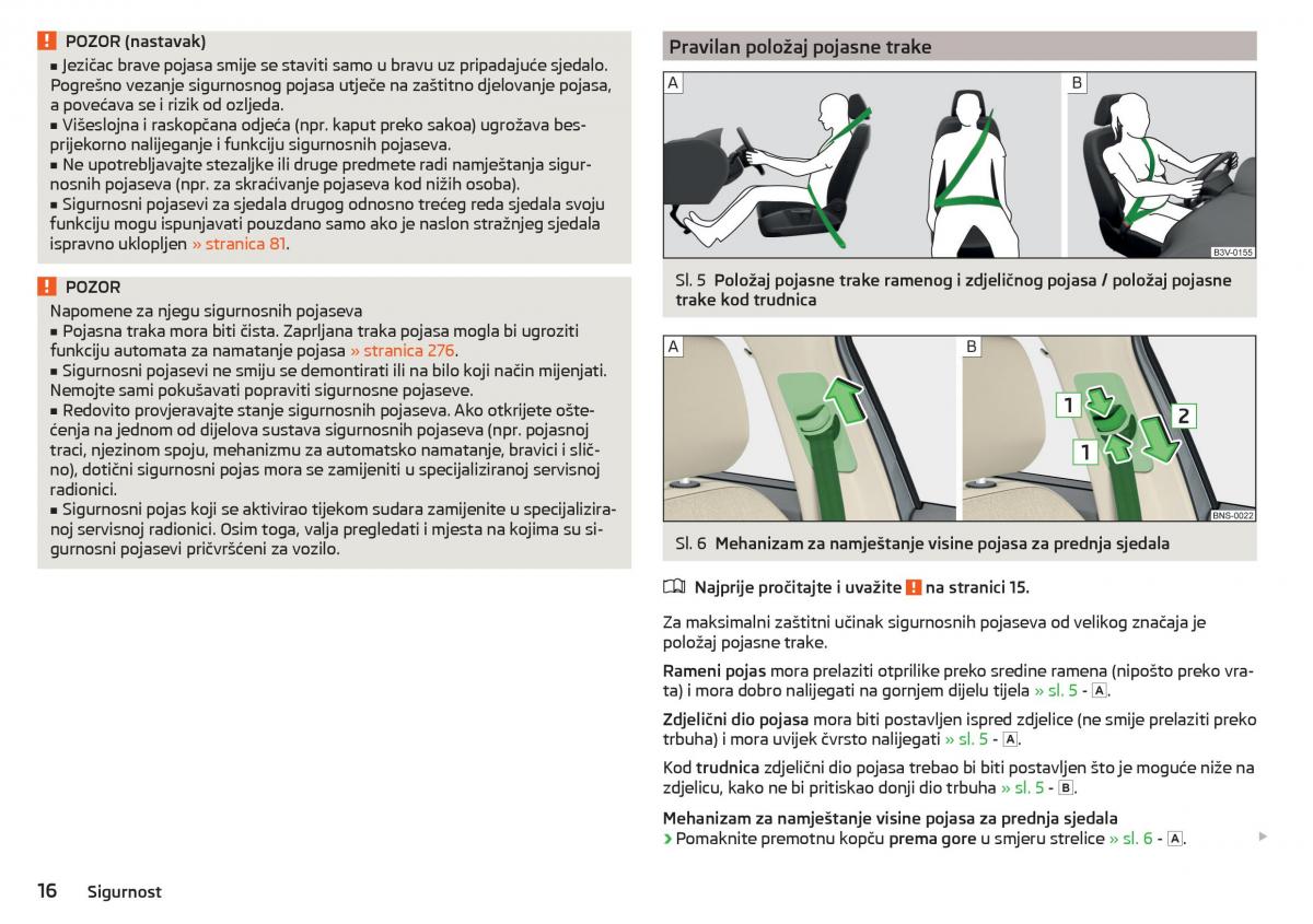 Skoda Kodiaq vlasnicko uputstvo / page 18