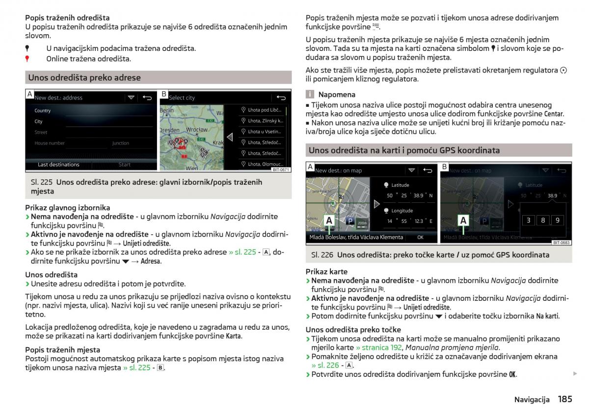 Skoda Kodiaq vlasnicko uputstvo / page 187