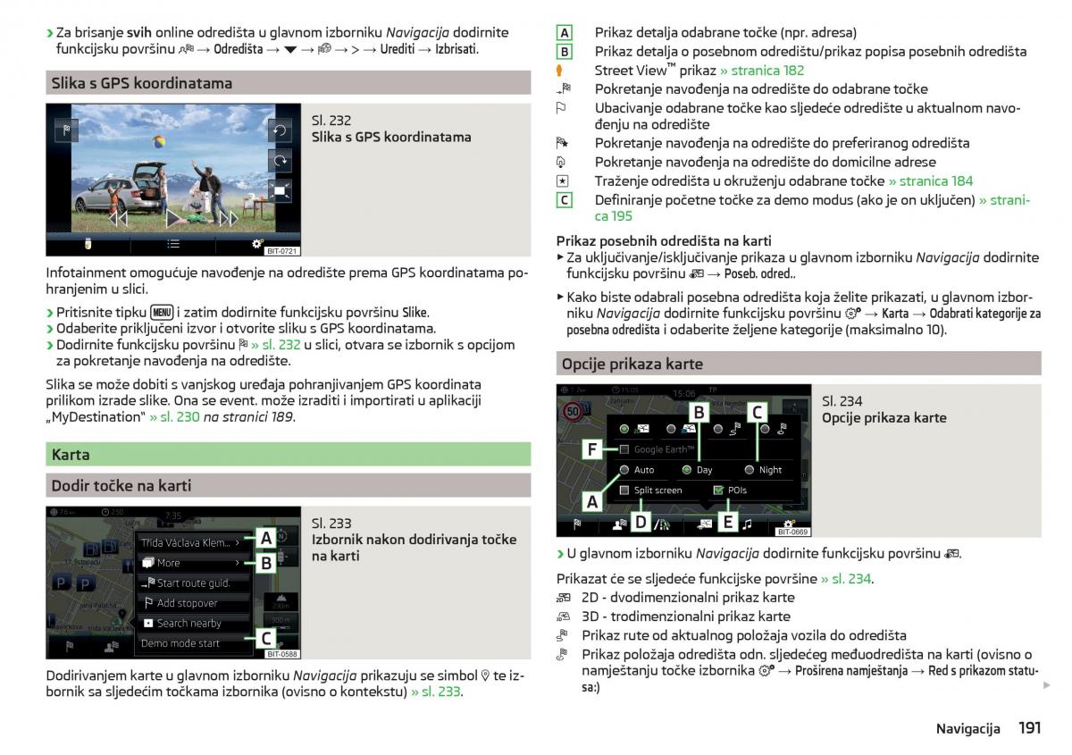 Skoda Kodiaq vlasnicko uputstvo / page 193