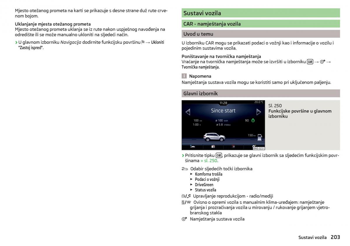 Skoda Kodiaq vlasnicko uputstvo / page 205