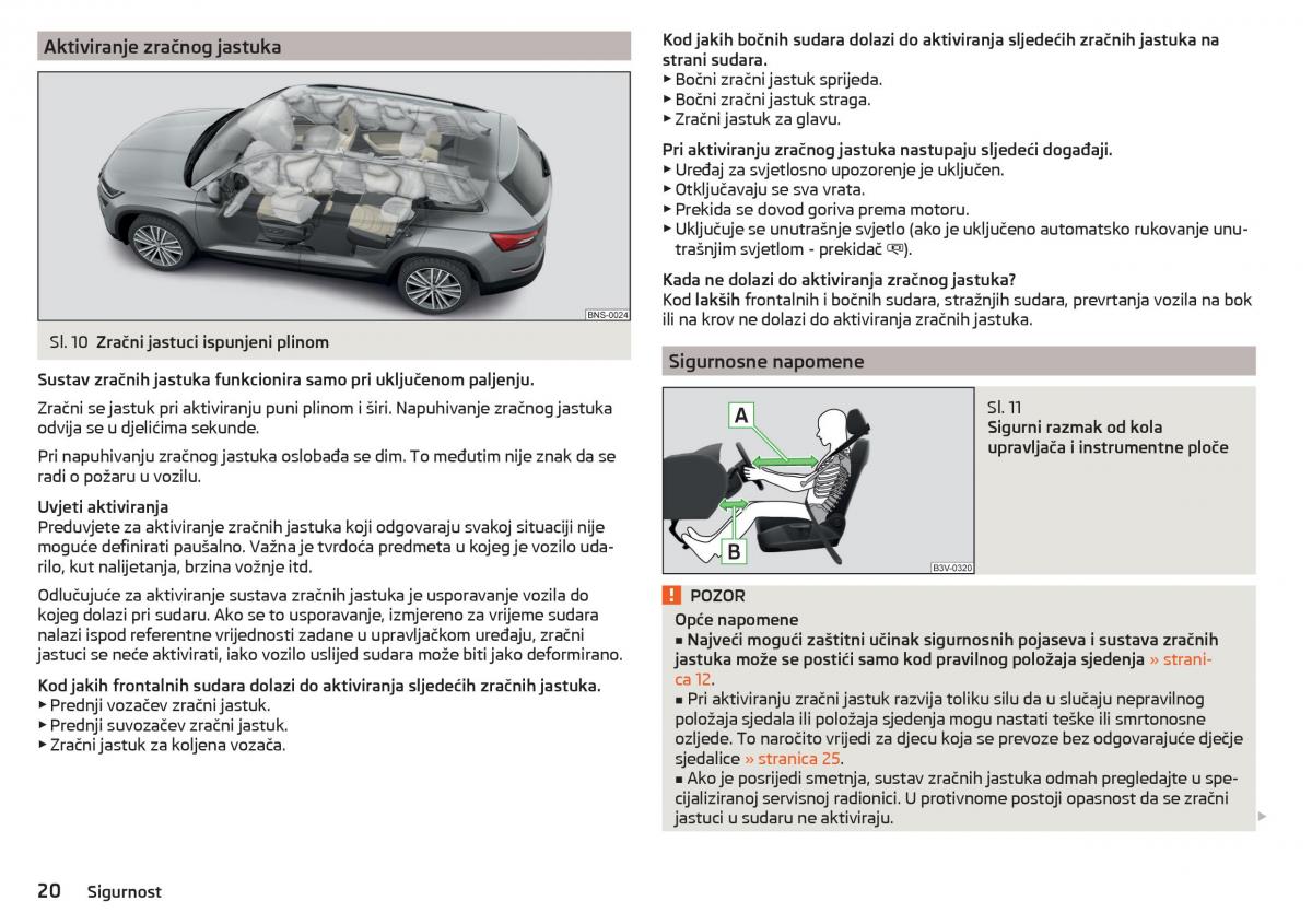 Skoda Kodiaq vlasnicko uputstvo / page 22