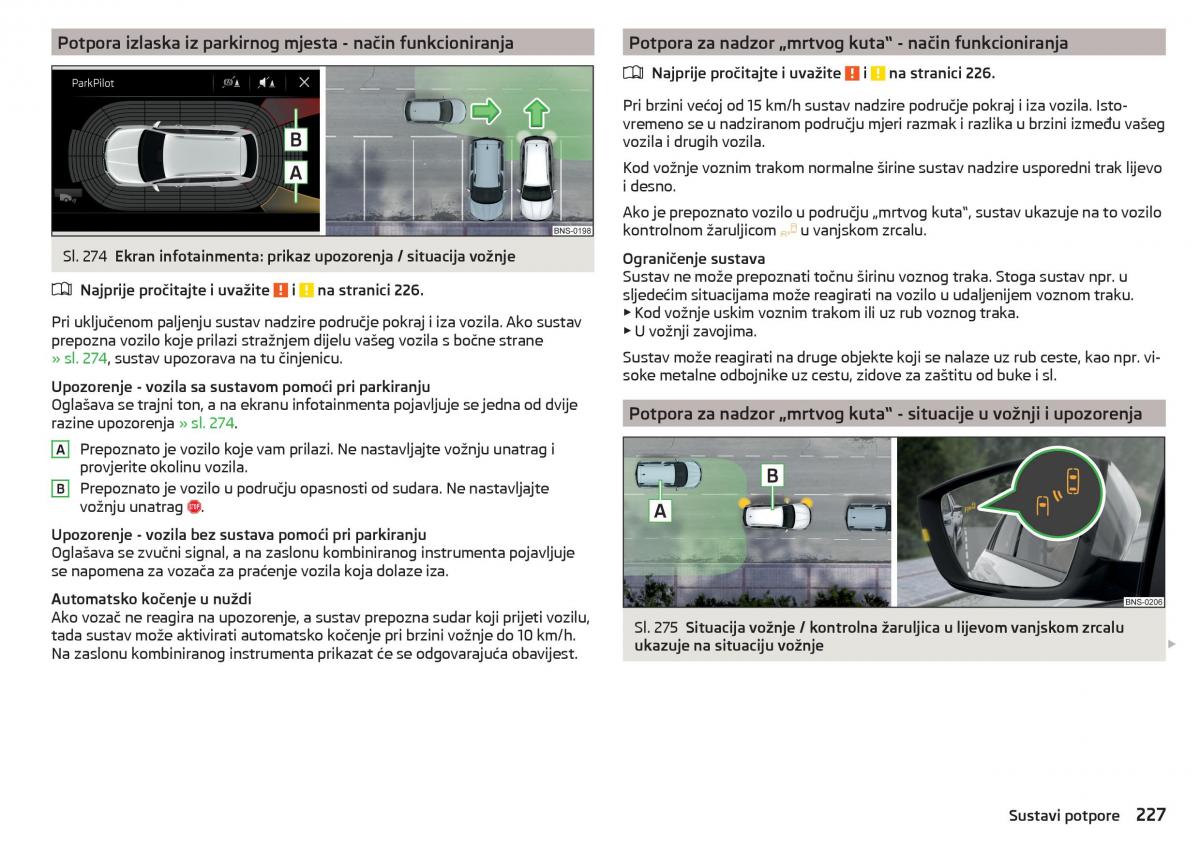 Skoda Kodiaq vlasnicko uputstvo / page 229